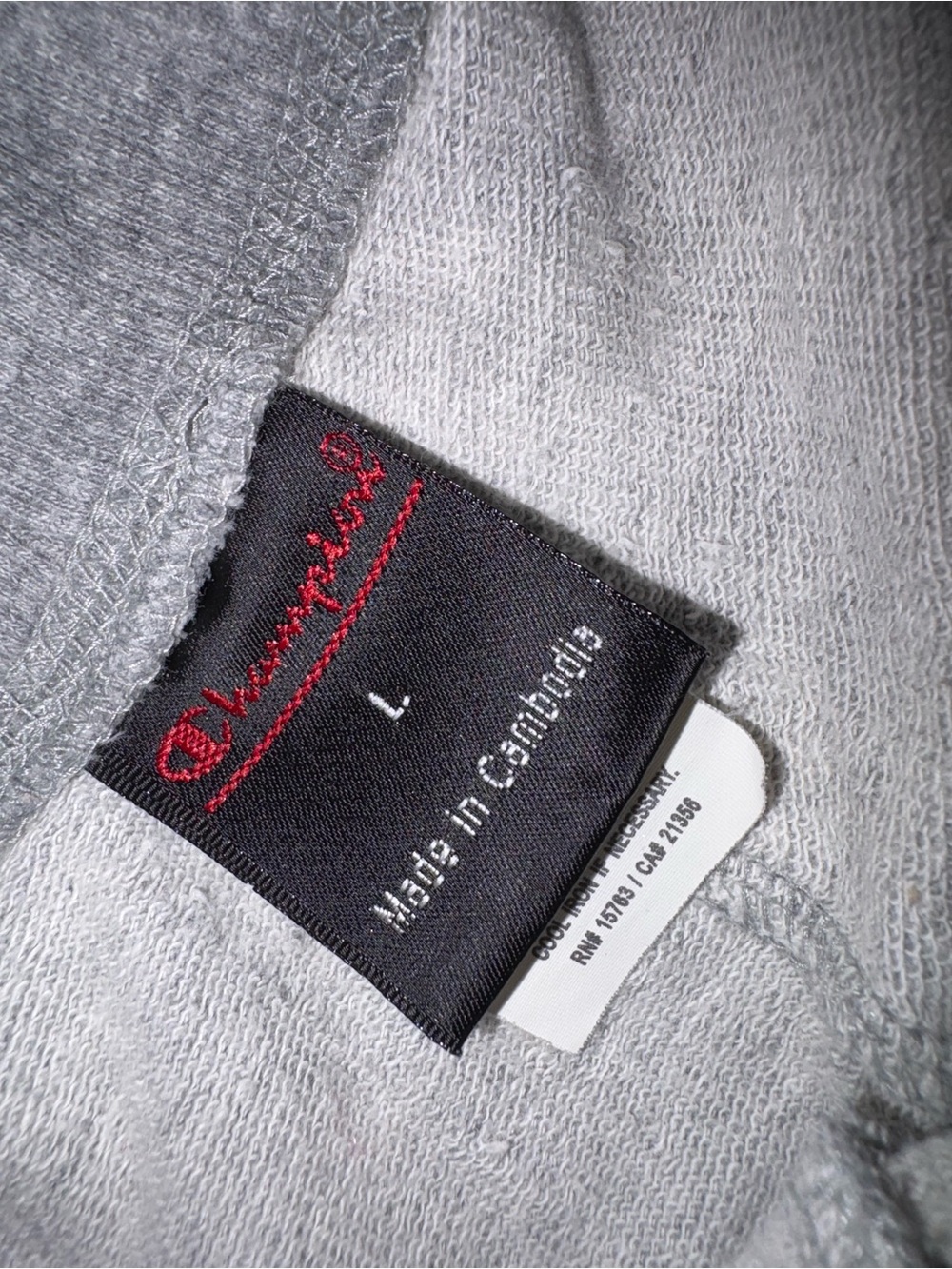 Champion Gray Athletic Shorts with Drawstring - Picture 3 of 3
